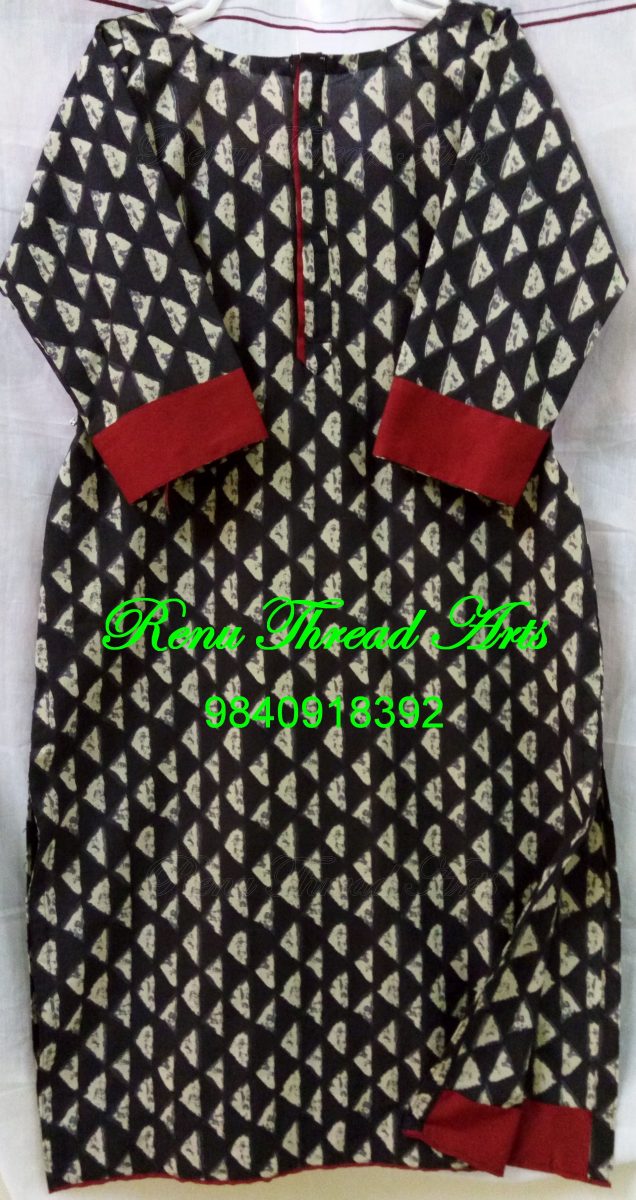 Designer Placket Kurthi